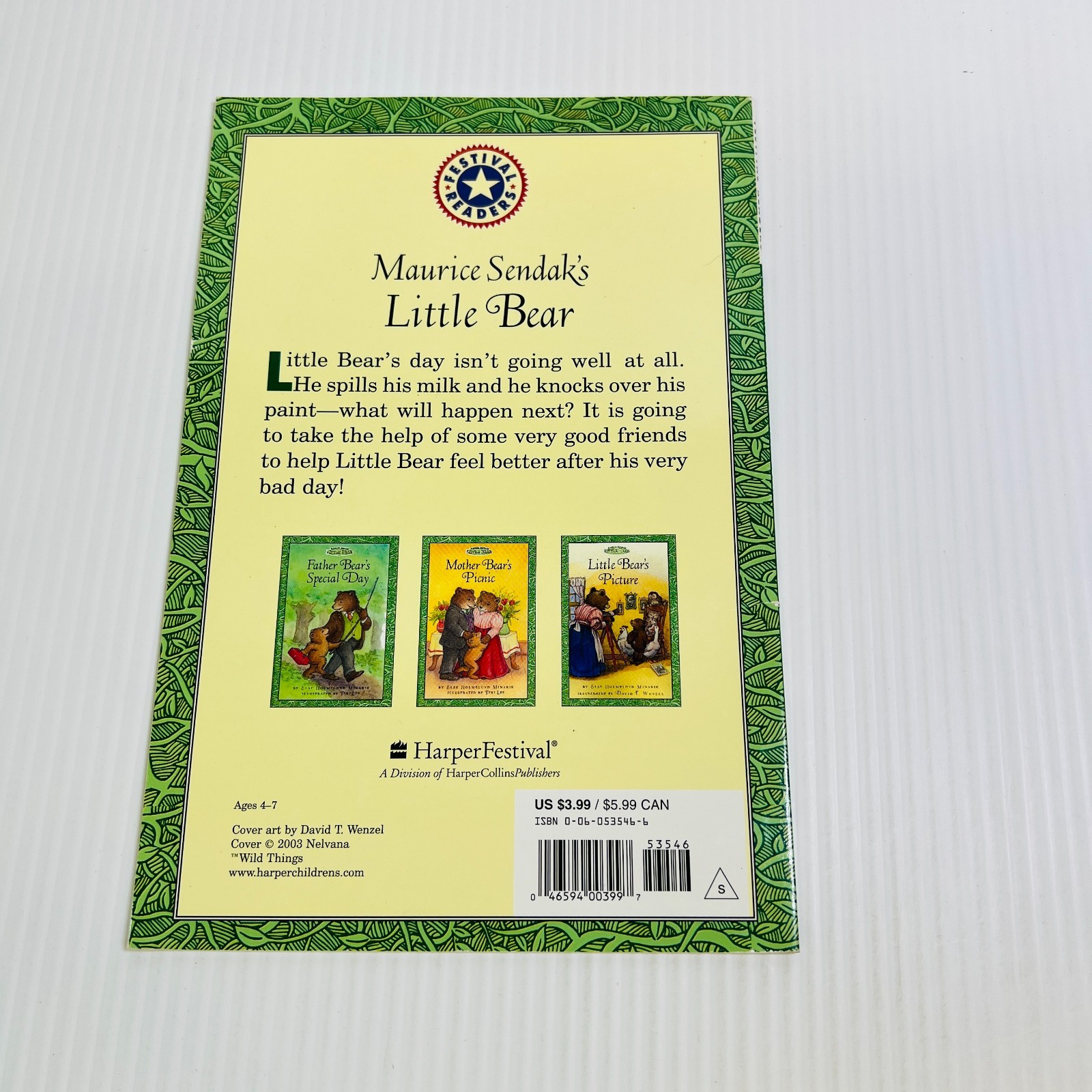 Little Bear’s Bad Day (Maurice Sendak’s Little Bear) (Festival Reader)