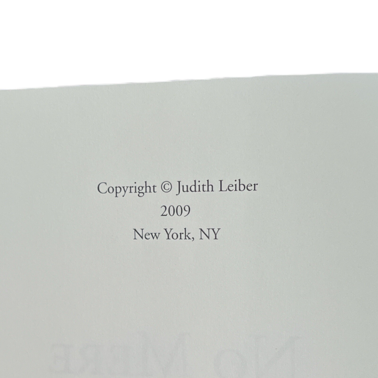 No Mere Bagatelles by Jeffrery Susman Lieber, LLC. Printed in USA 2009 Hardcover