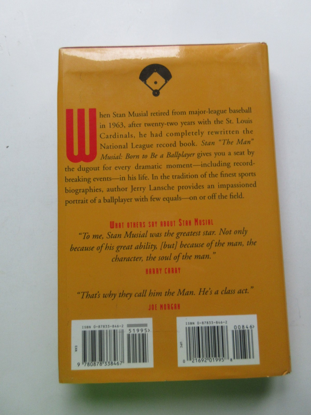 Stan the Man Musial: Born to Be a – Hardcover, by Lansche Jerry