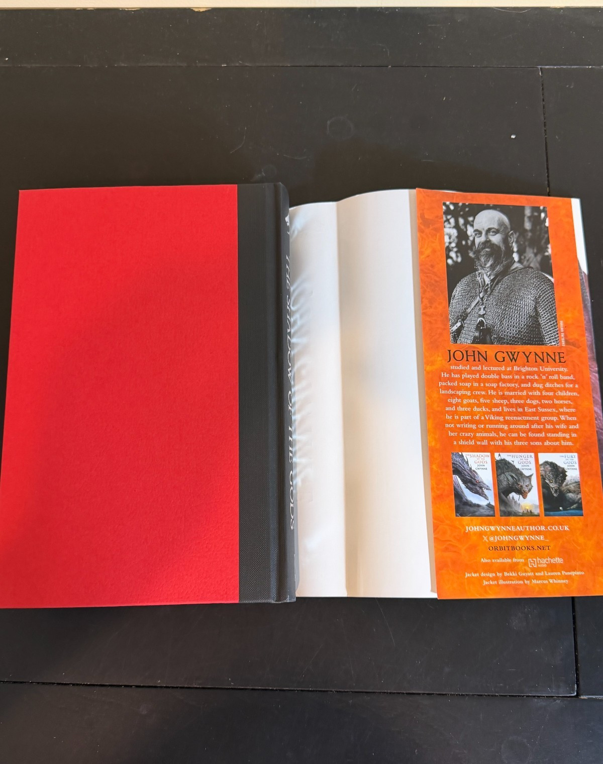 Shadow of the Gods John Gwynne Bloodsworn Book 1 Deluxe Sprayed Edges 1st Ed.