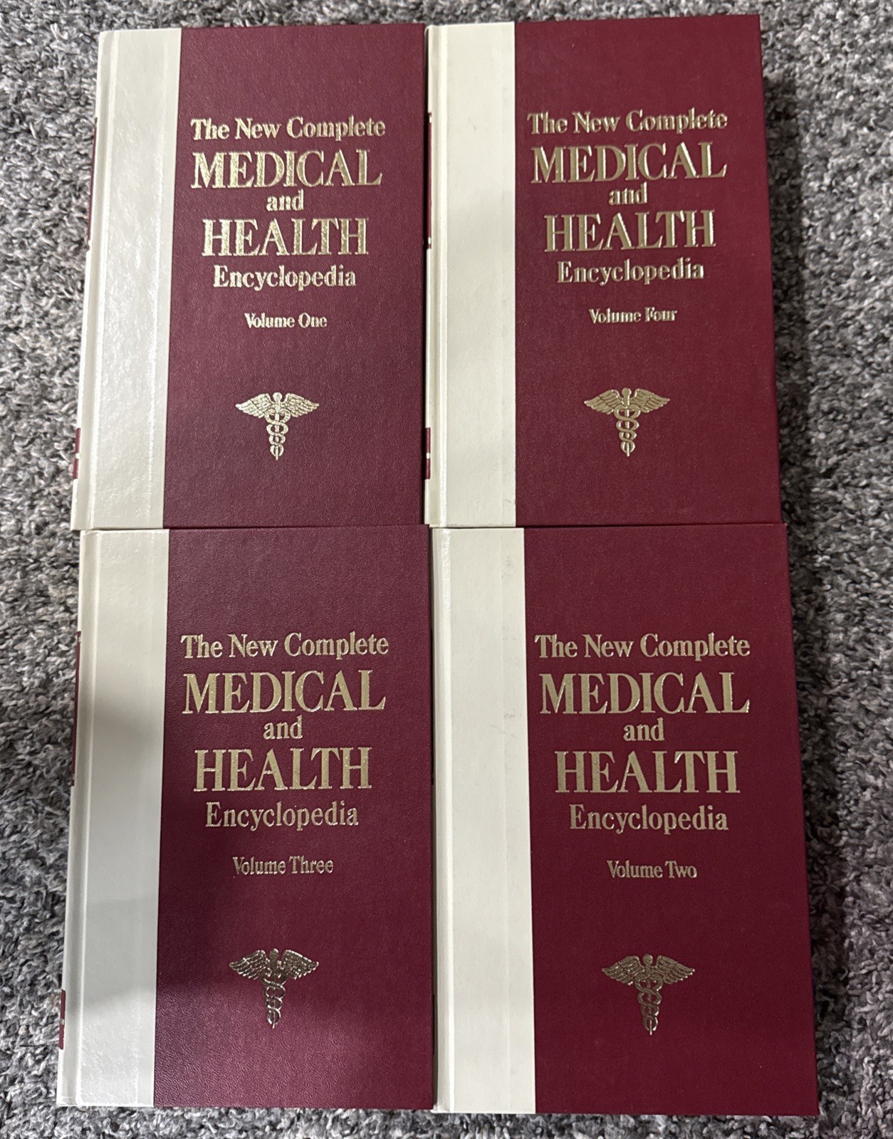 The New Complete Medical and Health Encyclopedia 4-Volume Set Hardcover- GOOD