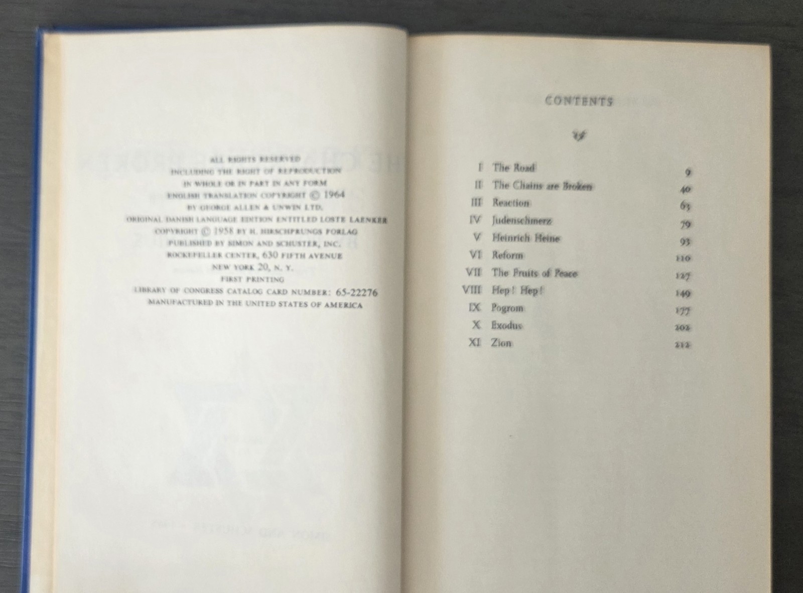 Vintage 1965 “History Of The Jews” Poul Borchsenius Vols 1-5 1st Edition/Print