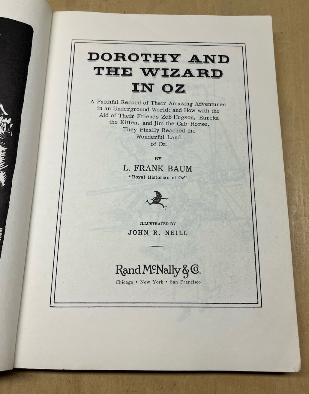 The Wizard Of Oz 4 Book Lot Magic Of Oz, Tinman, Dorothy, + The Wizard Of Oz