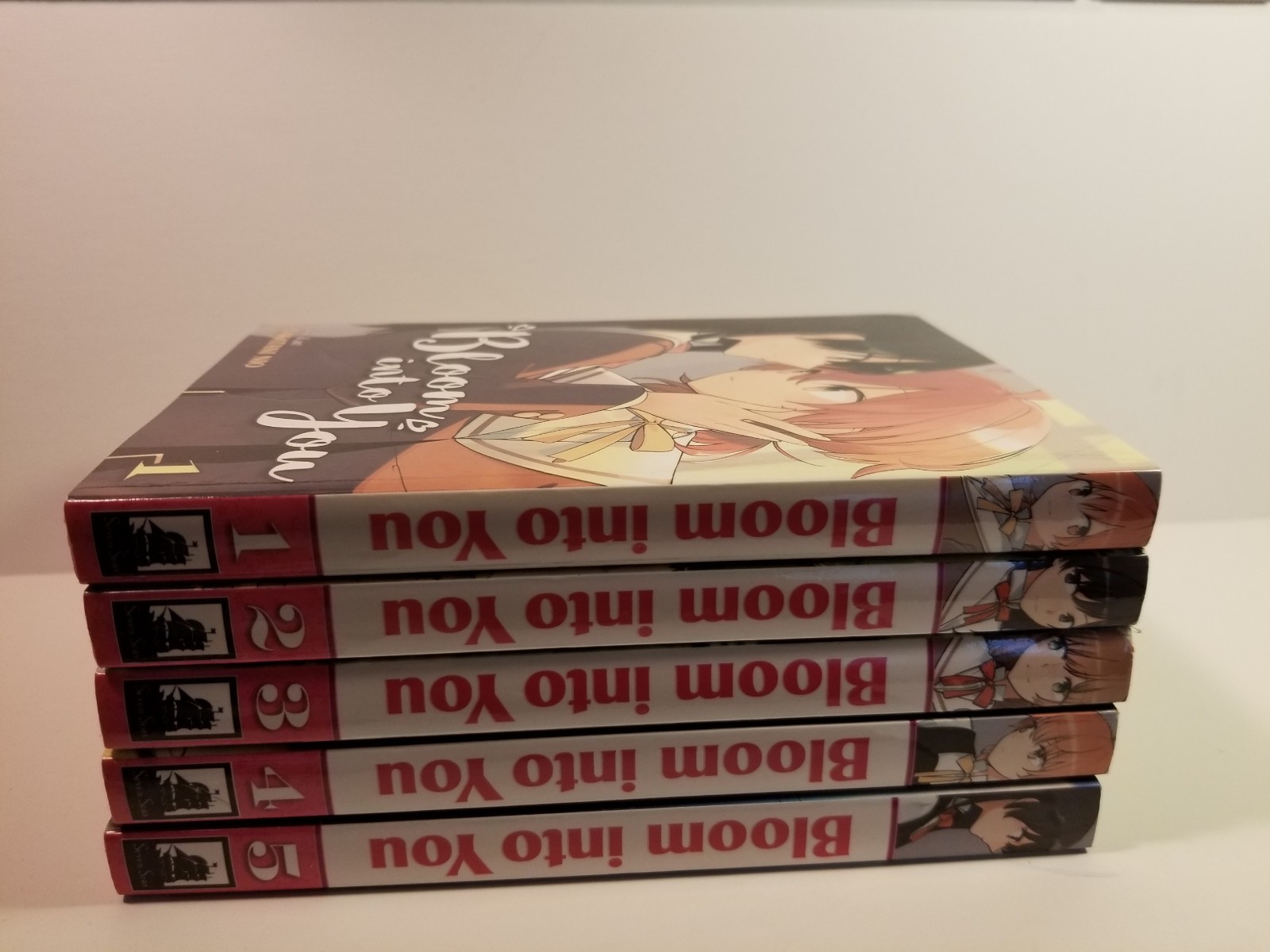 New * 5 Book Lot ** 1, 2, 3, 4, 5 BLOOM INTO YOU 1-5 (in English) * Nakatani Nio