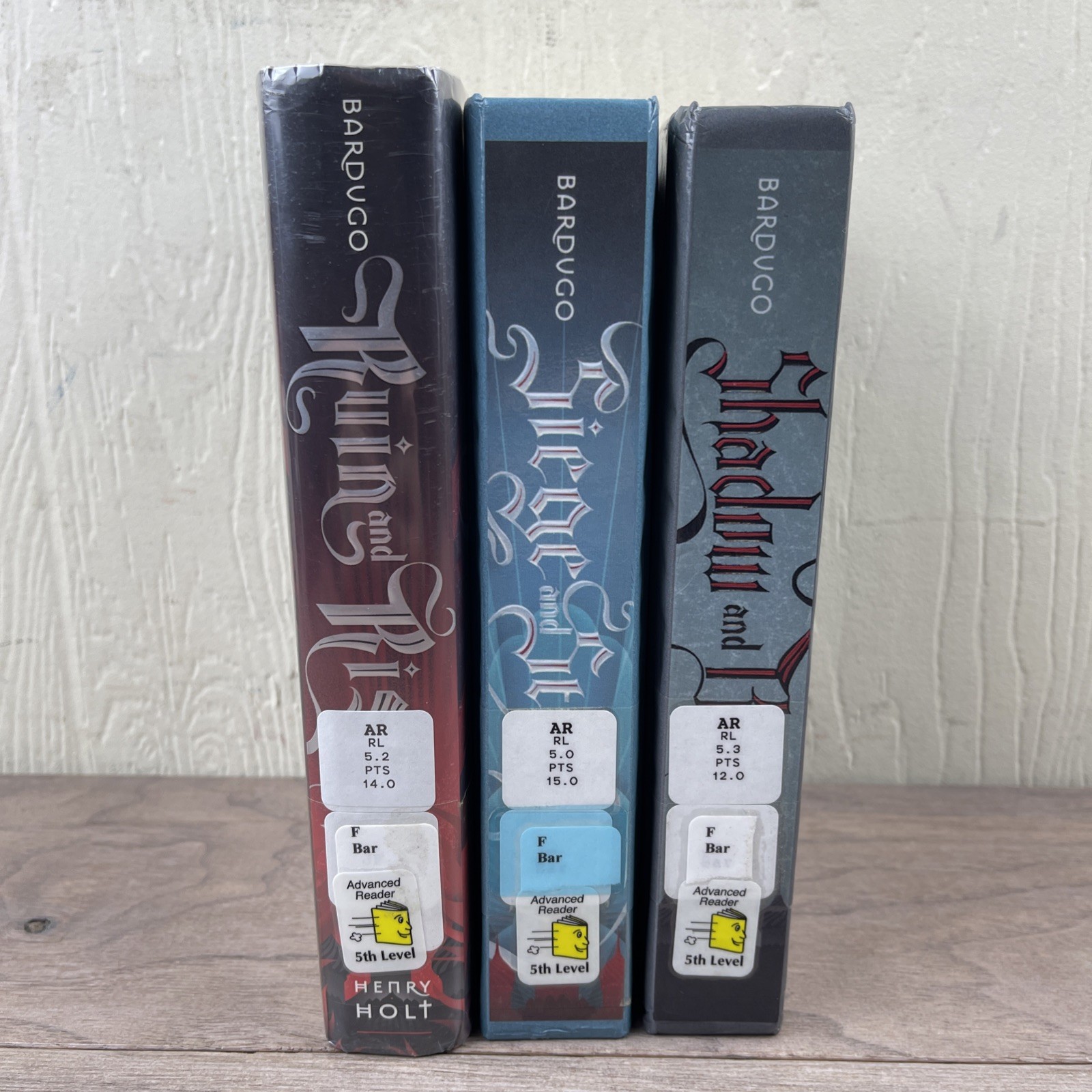 Shadow and Bone The Grisha Trilogy Books 1-3 Square Fish Hardcover Leigh Bardugo