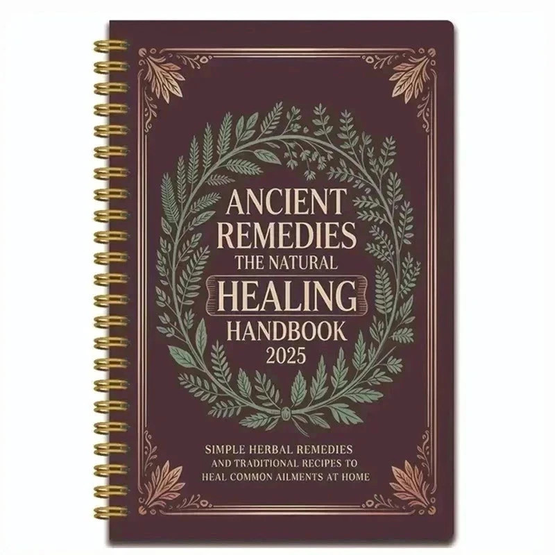 ANCIENT REMEDIES THE NATURAL HEALING HANDBOOK SPIRAL-BOUND GUIDE Notebook