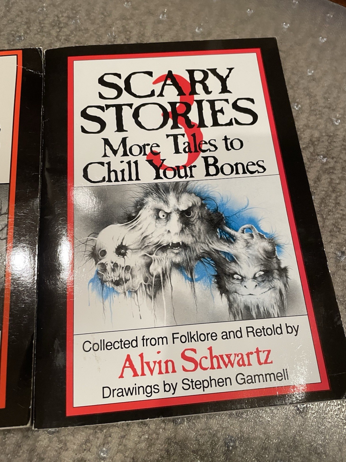 Scary Stories to Tell in the Dark Book Set 1 2 3 Alvin Schwartz Trilogy Vintage