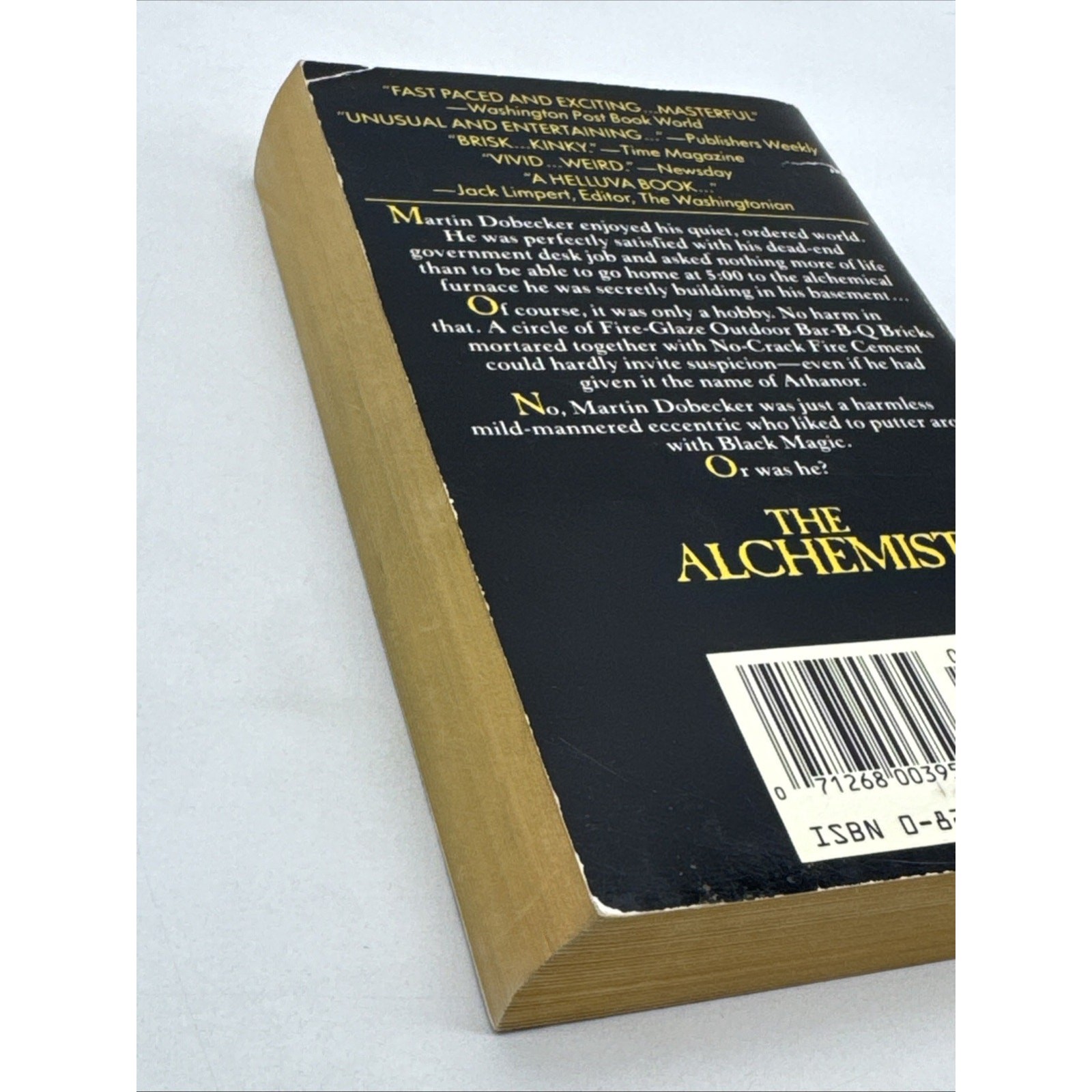 The Alchemist by Les Whitten PB 1986 vintage horror