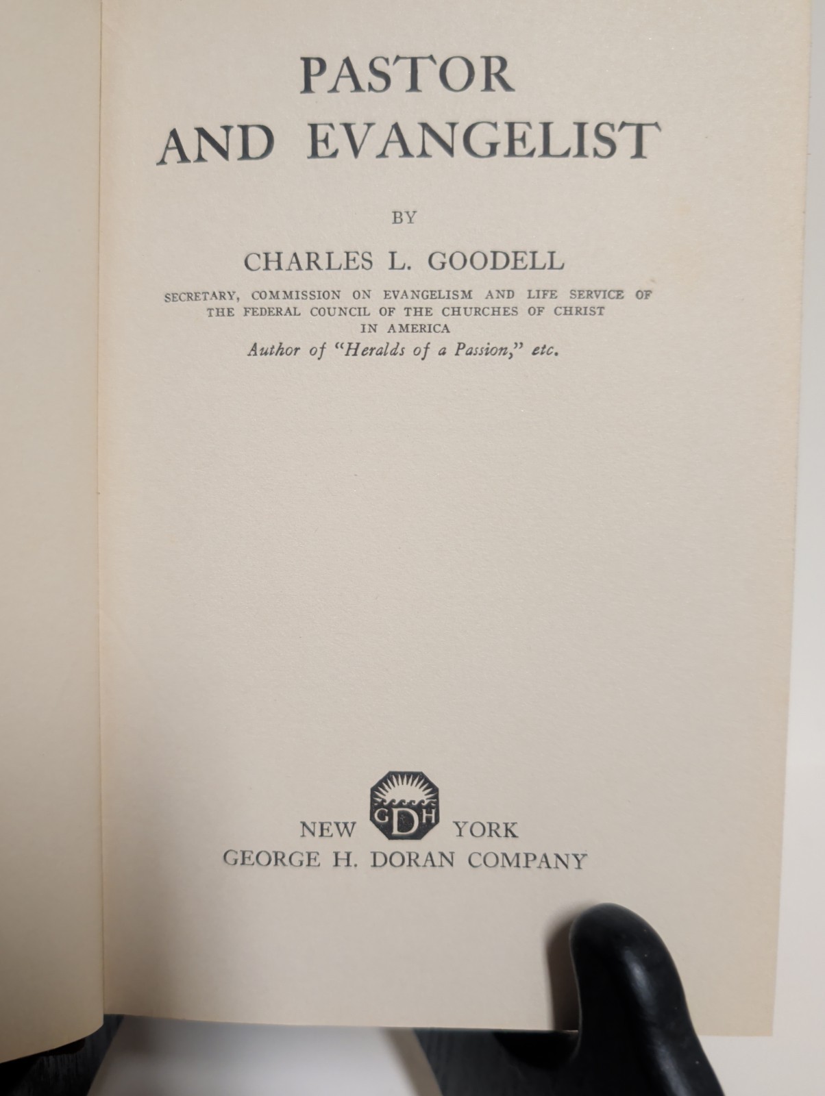 Second Edition 1922 Pastor & Evangelist by Charles Goodell Religious Spiritual