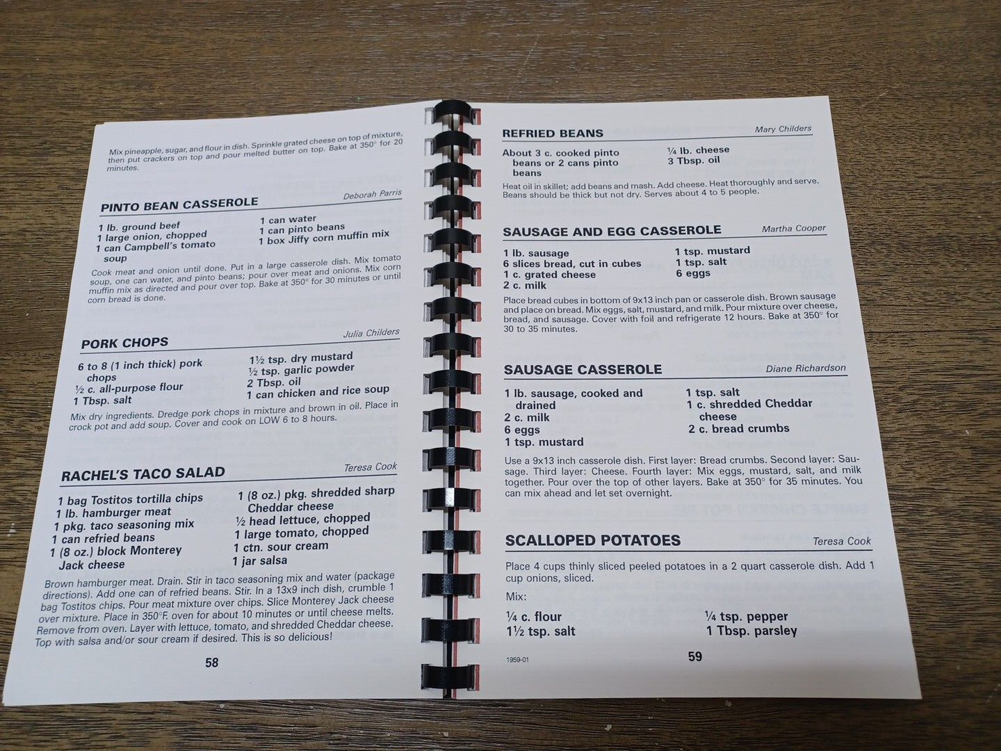 Recipes to Remember, Draytonville Baptist Church, August 2001 – 128 pages