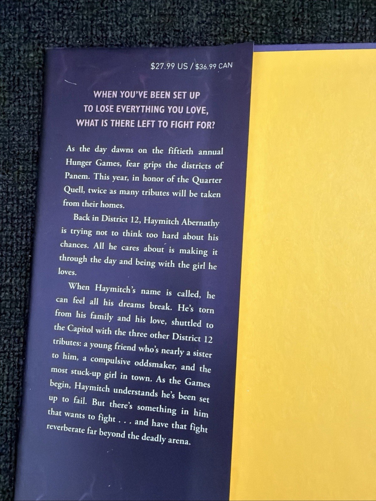 Sunrise on the Reaping Suzanne Collins 2025 First Edition Hunger Games Novel