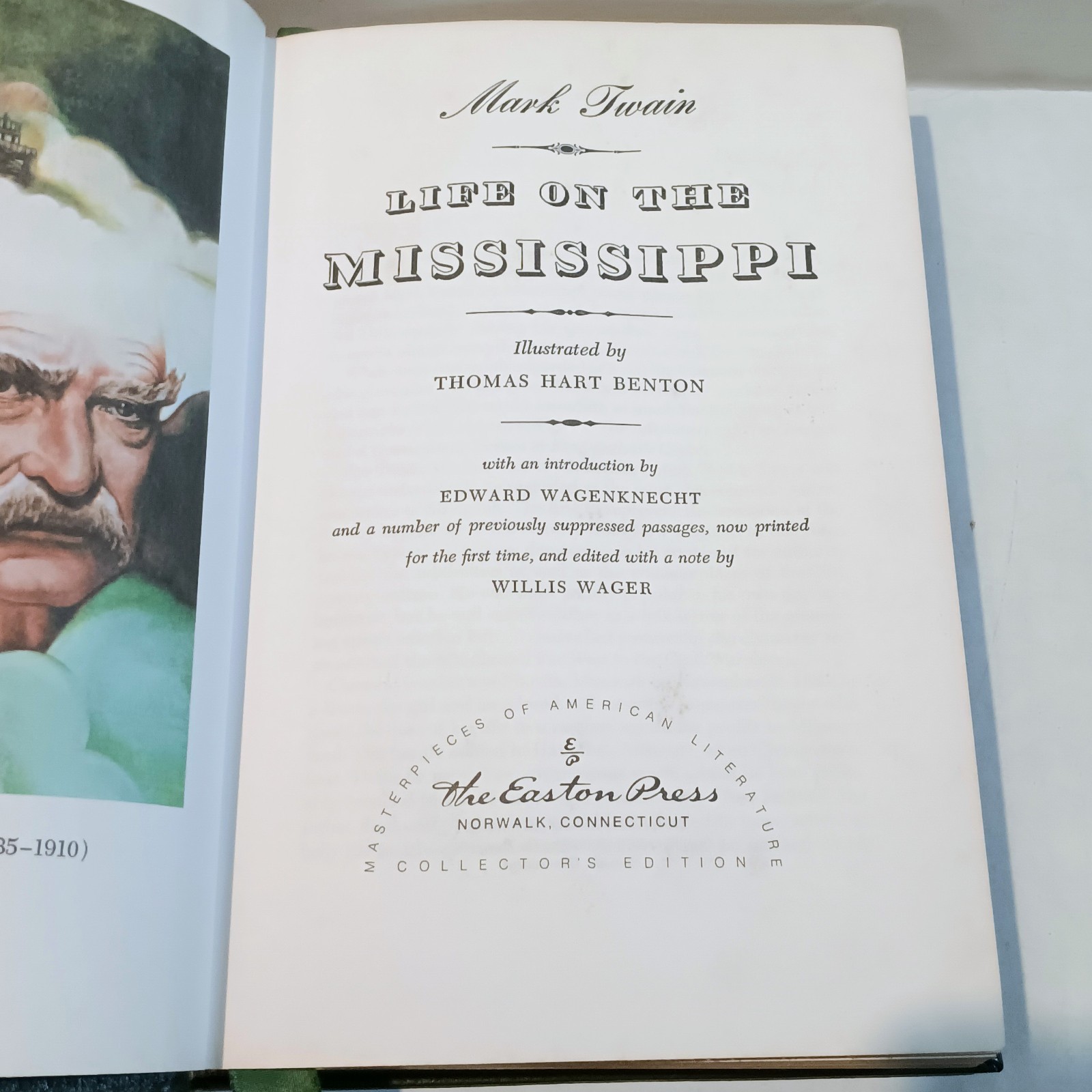 Life on the Mississippi-Mark Twain-Easton Press Luxury Edition-Leather Bound