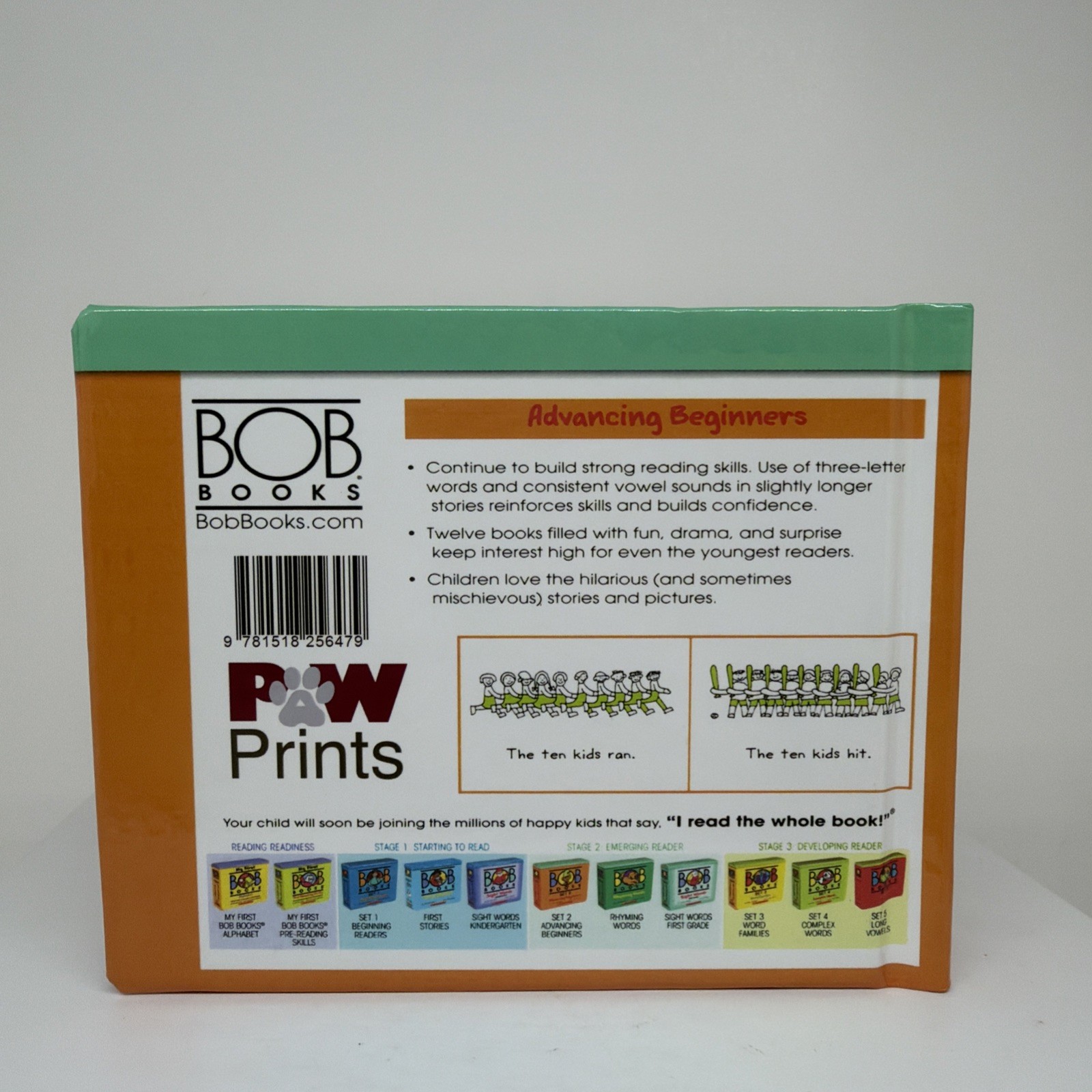 Bob Books Set 2: Advancing Beginners- Stage 2: Emerging Reader: 12 Bks In 1 -New