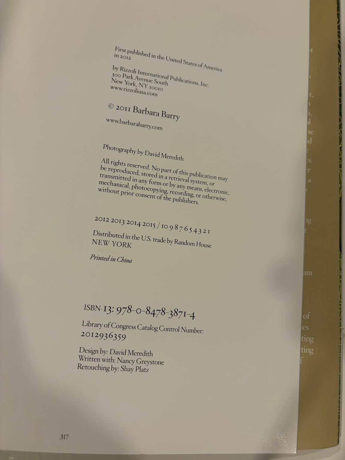 Barbara Barry Around Beauty 2012 First Edition Signed Interior Design Rizzoli