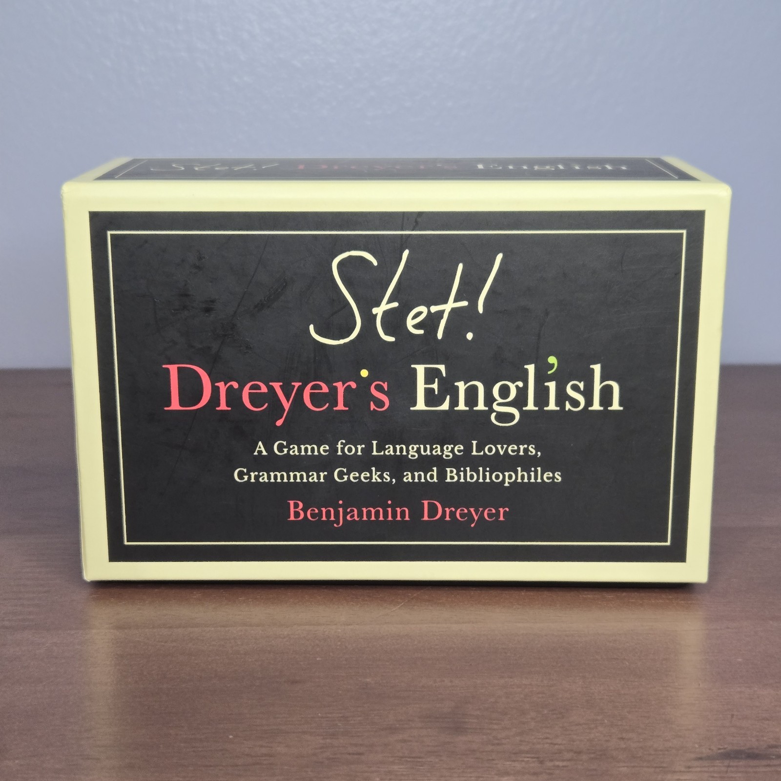 STET! Dreyer’s English : A Game for Language Lovers – Grammar Trivia Card Game