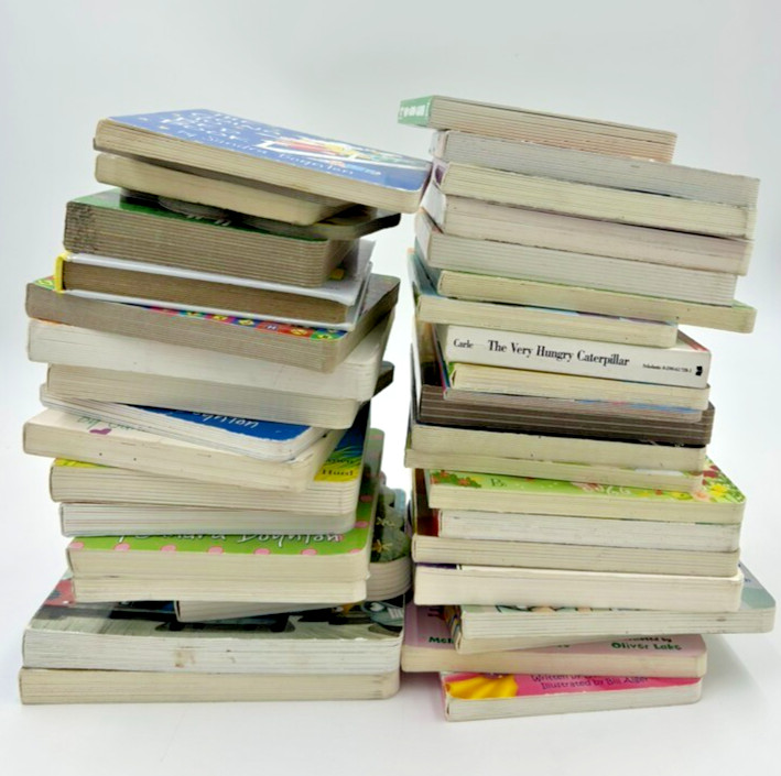 Lot of 100 – Board Books for Children’s/ Toddler Babies/Preschool/Daycare