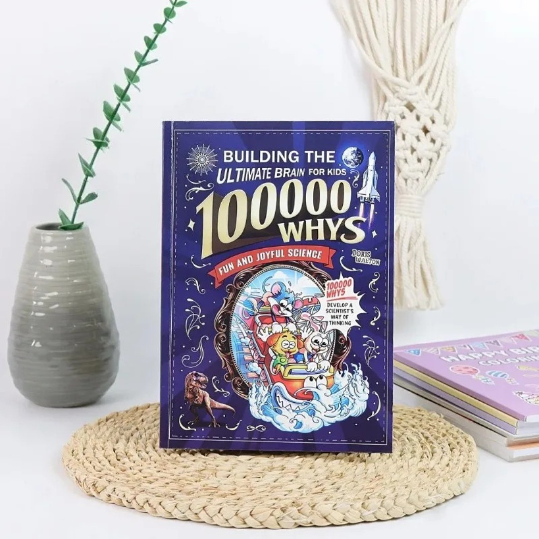 Science Book for Kids 100000 Whys Educational STEM Learning Activity Reading New