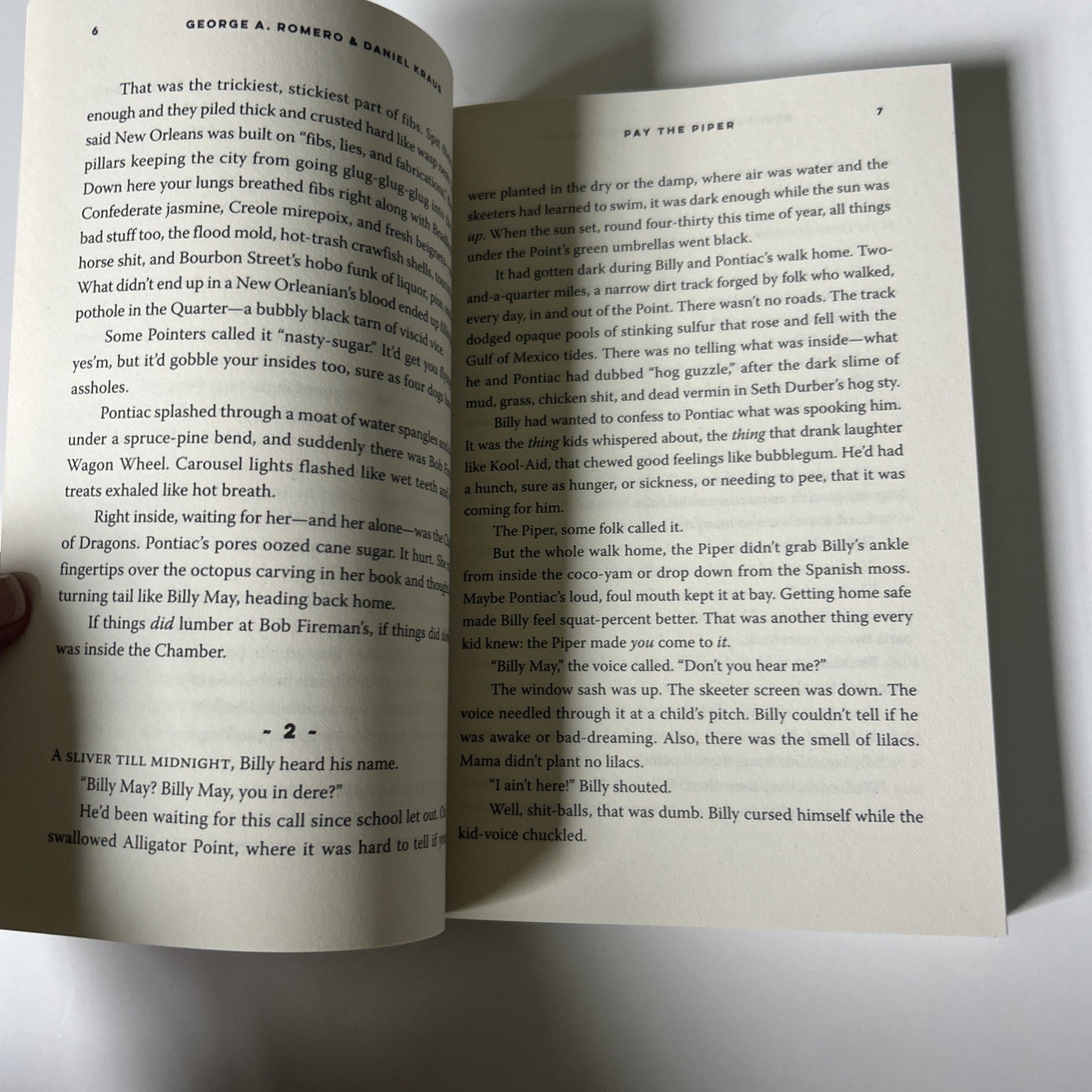 Pay the Piper: A Novel book-Romero Horror Story uncovered in 2019-Daniel Kraus