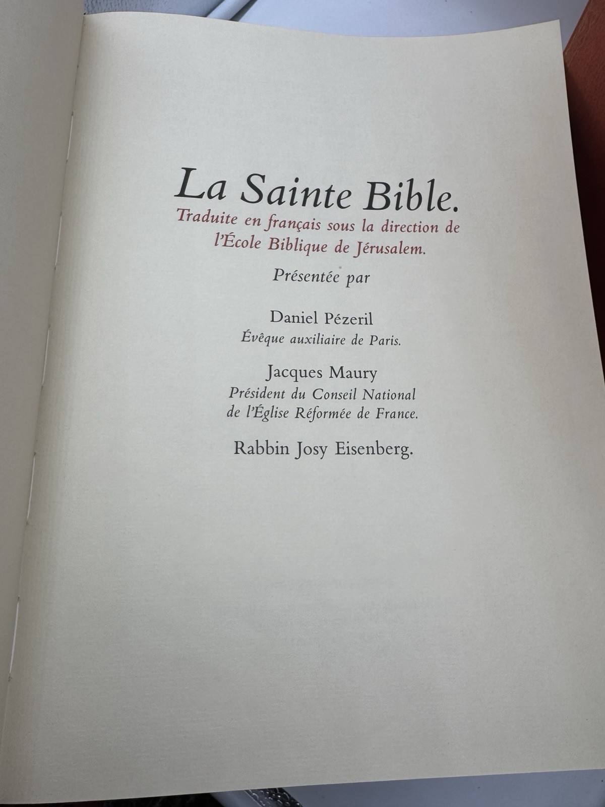 La Sainte Bible Editions Lidis 1973 – Paris Luxury Edition