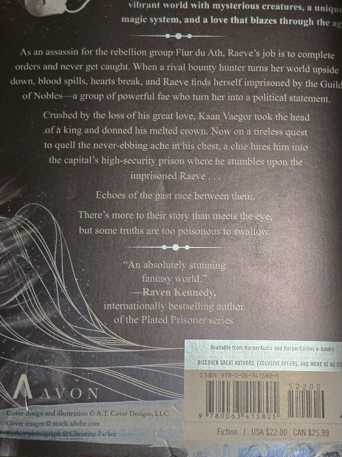 When The Moon Hatched By Sarah A Parker~2024~Fantasy World Romance~Paperback~VGC