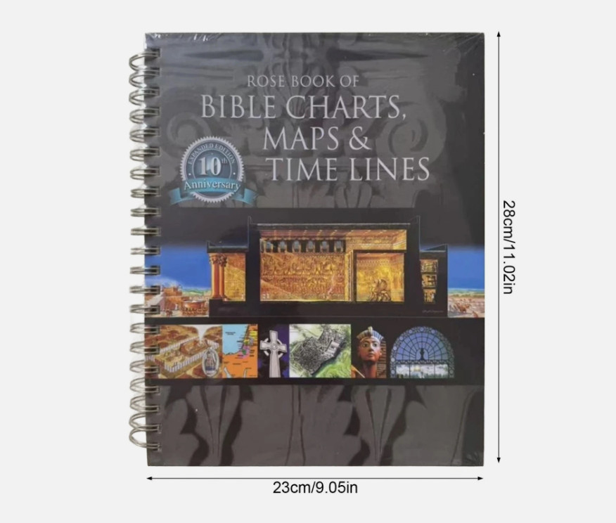 Rose Book of Bible Charts Maps & Time Lines 10th Anniversary Study Reference-US