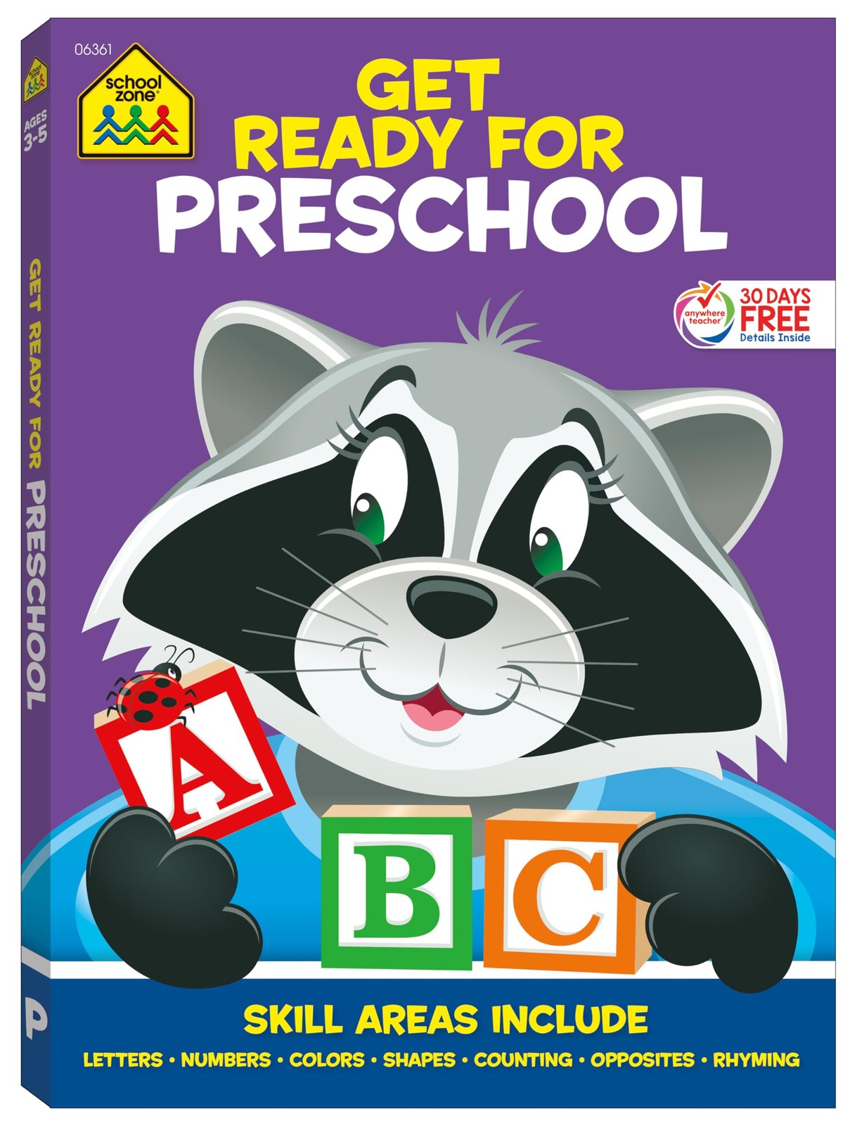 School Zone Get Ready for Preschool Workbook: 256 Pages, Preschool & Pre-K L…