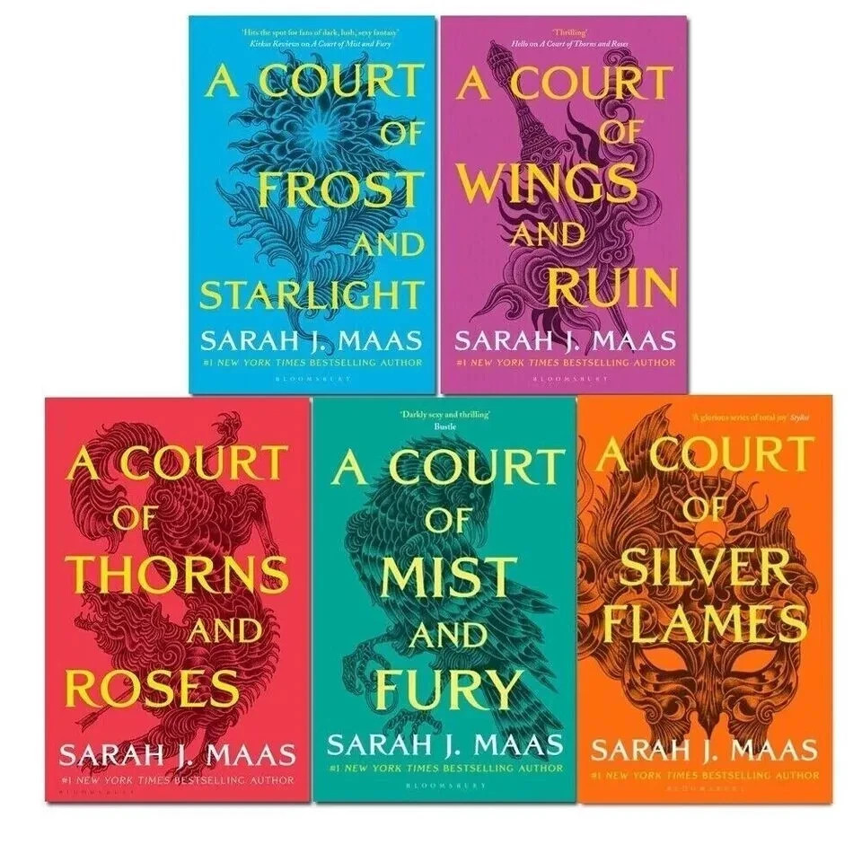 Sarah J. Maas 5 Books Collection Set A Court of Thorns and Roses Series