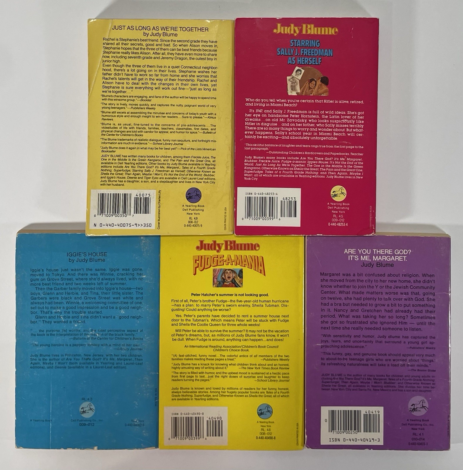 Lot 18 Vintage Dell Yearling Paperback Books Judy Blume Beverly Cleary 80’s