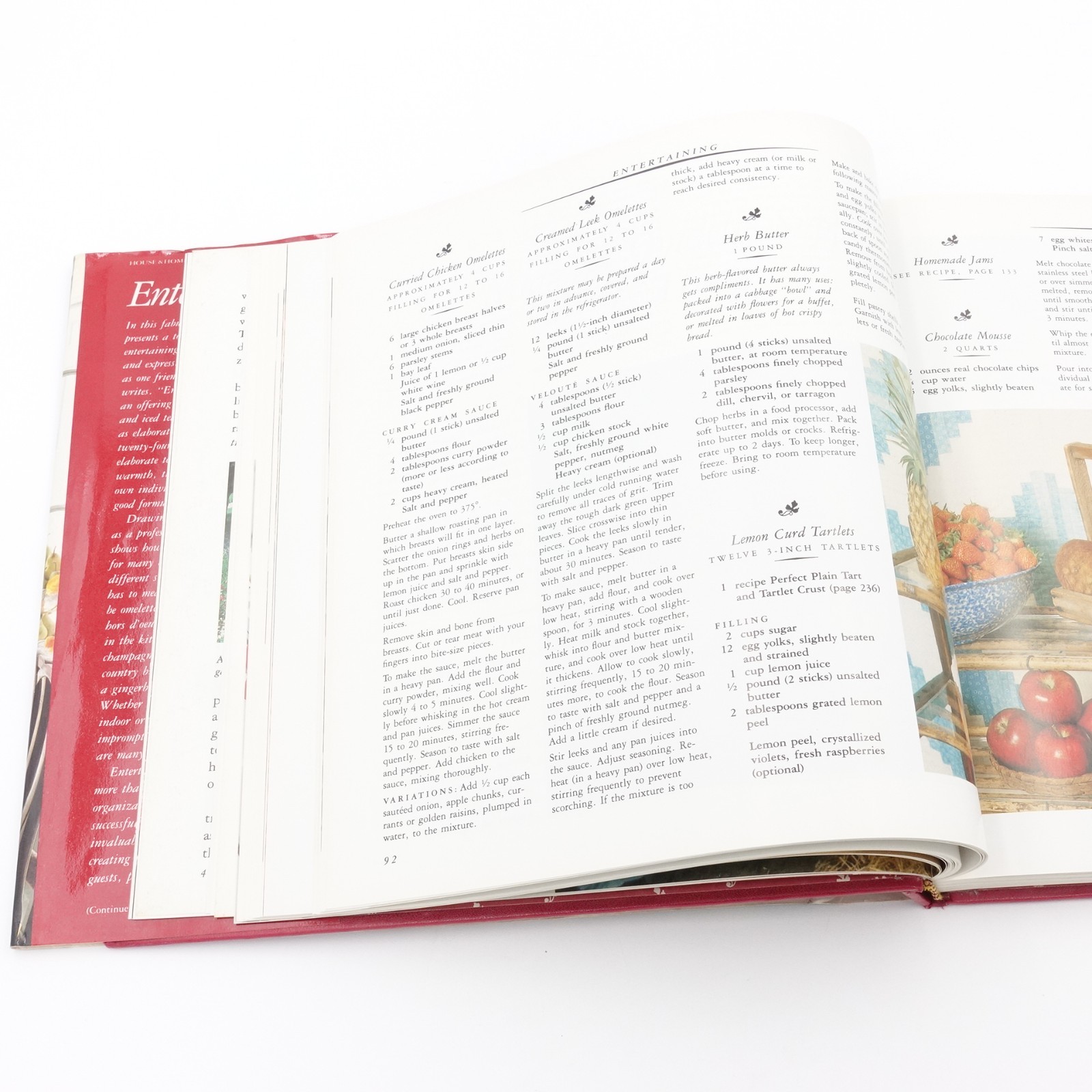 Entertaining by Martha Stewart 1982 1st Edition HB DJ 22nd Printing VGUC