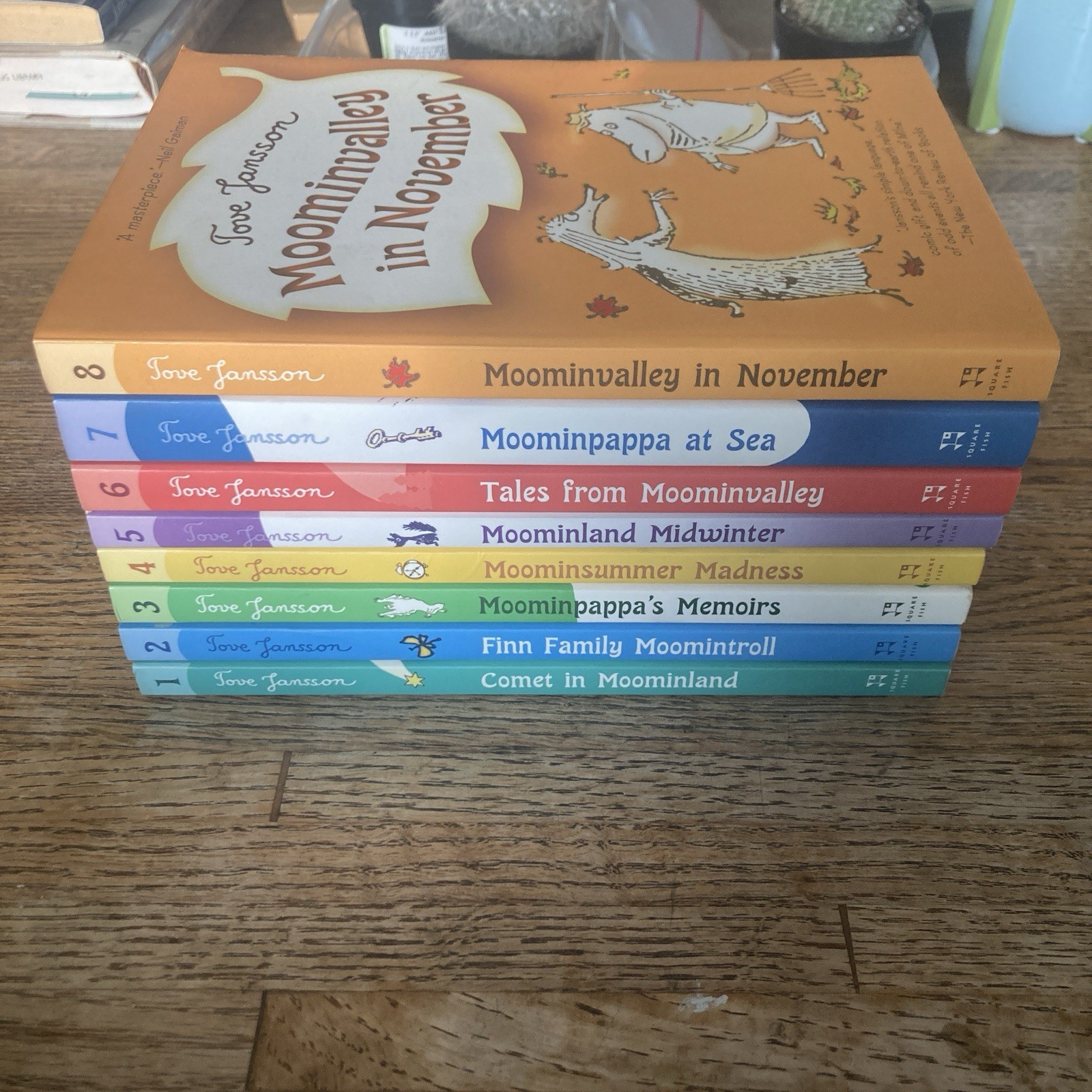 Tove Jansson Moomin Complete Series 8 Books Set Square Fish 2010 PB VG