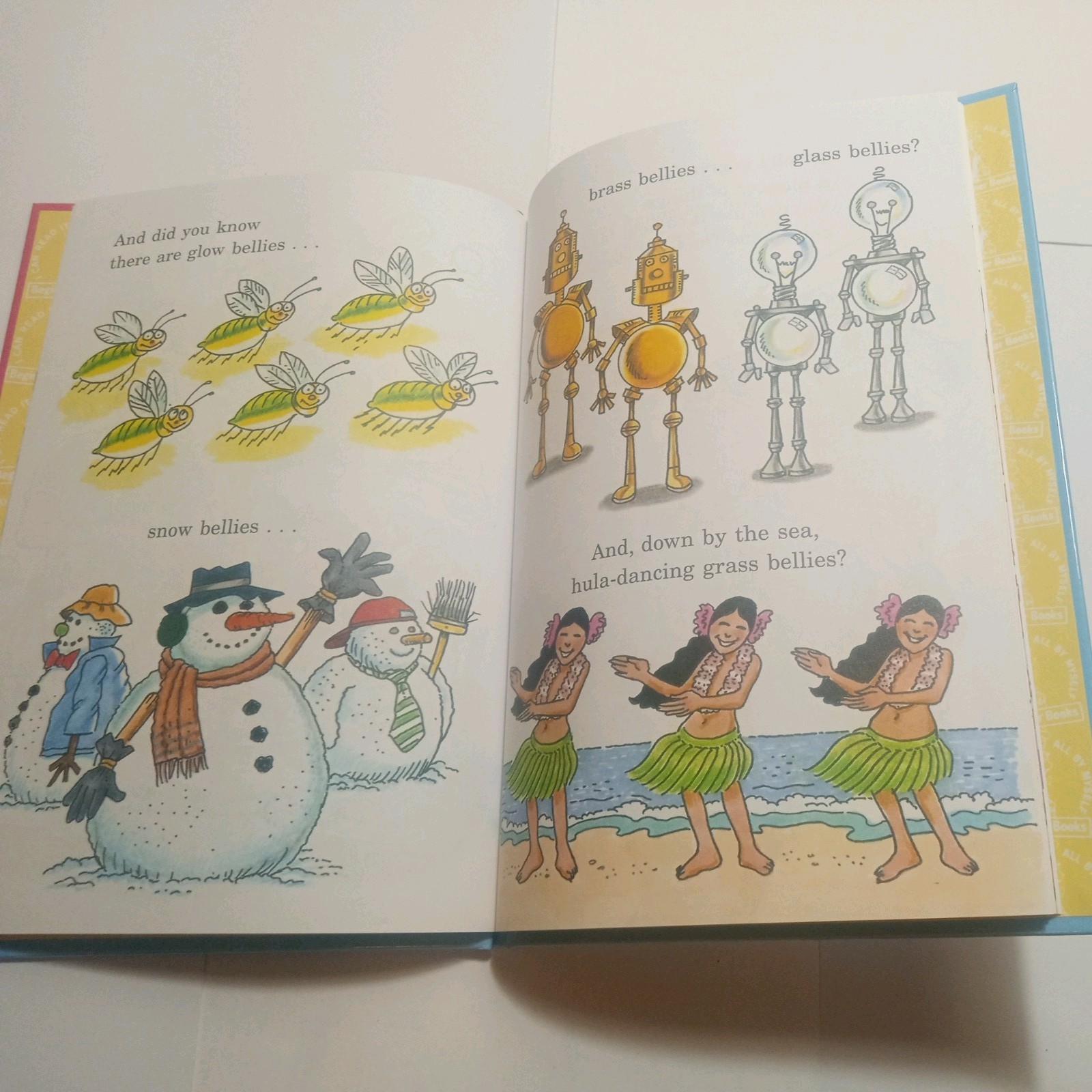 Beginner Books The Belly Book by Joe Harris Hardcover Ages 4-8