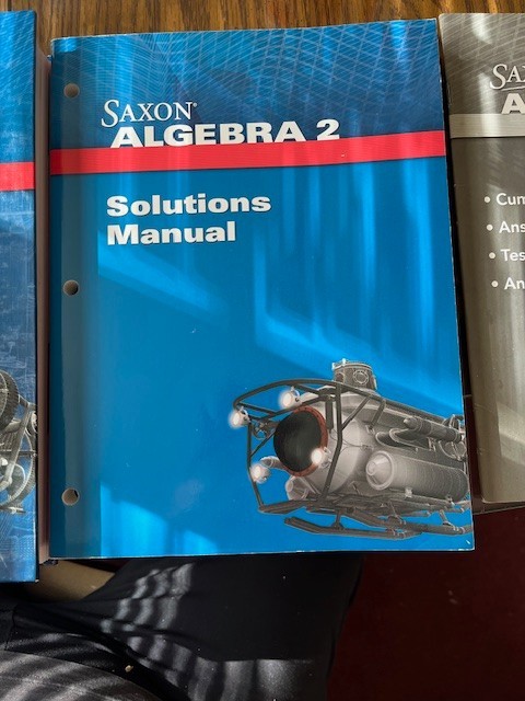 Saxon Algebra 2 Set (Fourth Ed): Text. Solutions Manual, Test Book FREE SHIPPING