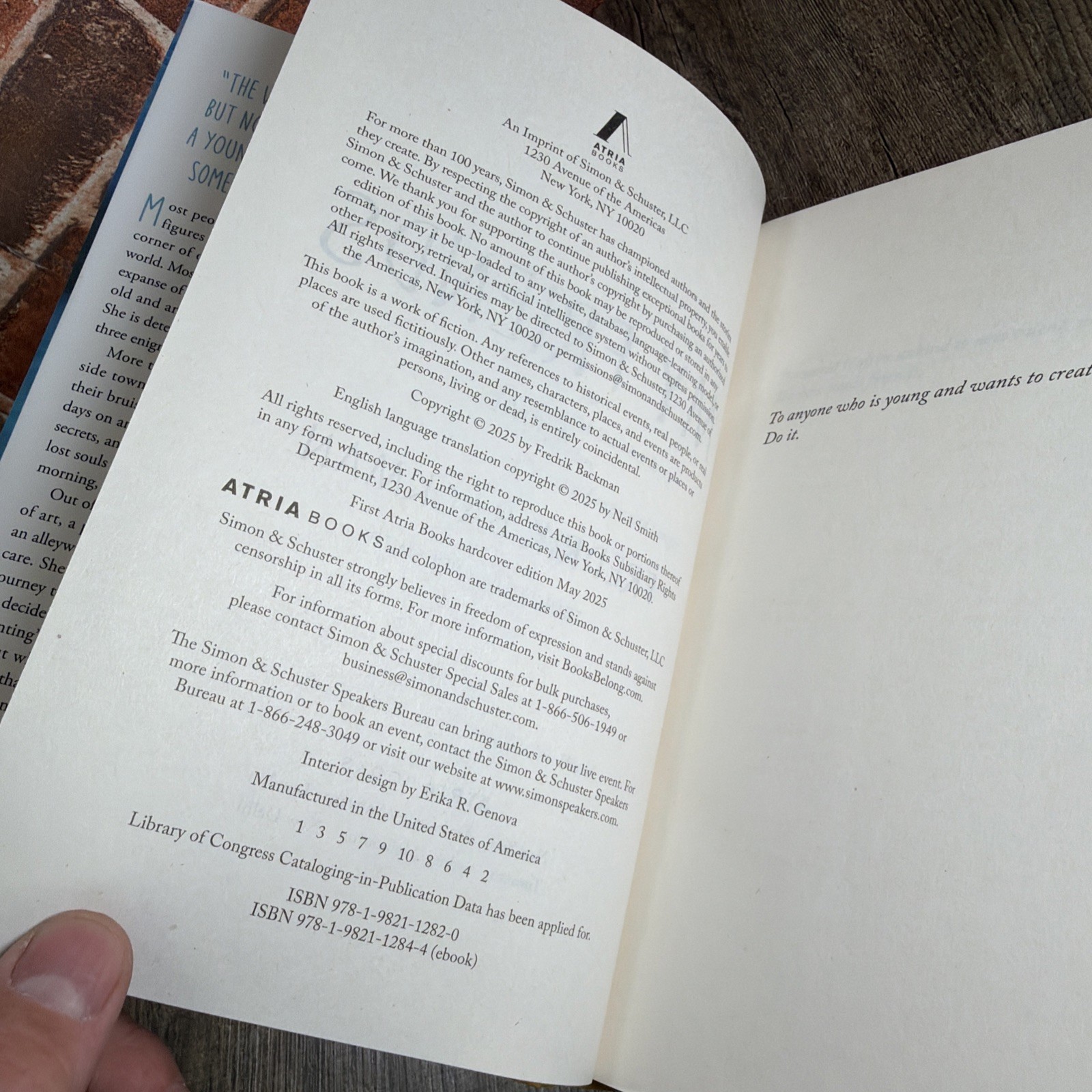 My Friends: A Novel | Fredrik Backman | 2025 Hardcover | 1st Edition