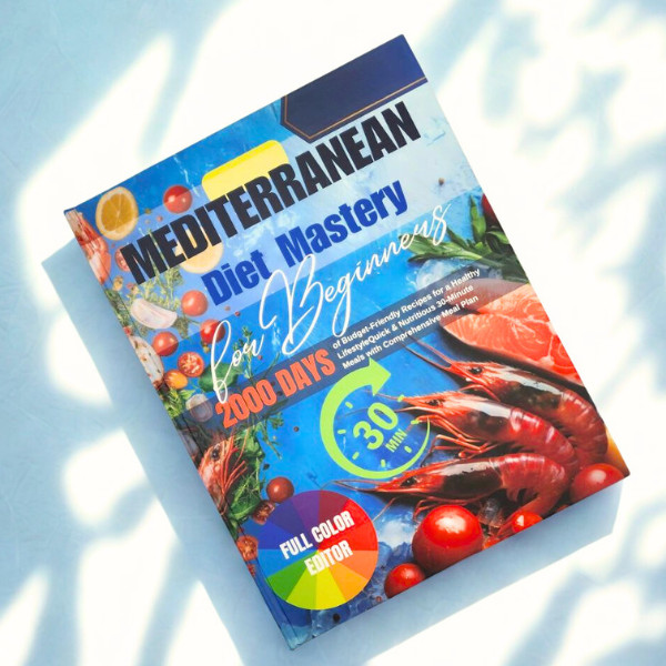 Mediterranean Diet Cookbook 2025 Edition | Full Color Сookbook | Hardcover