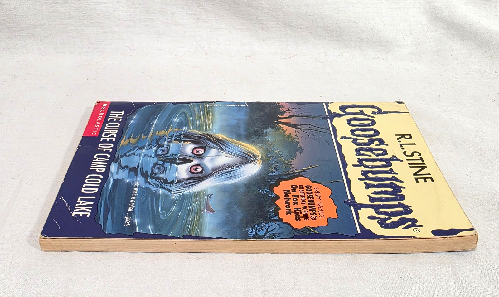 Vintage Goosebumps R L Stine Curse of Camp Cold Lake Scholastic 1st Print 1997