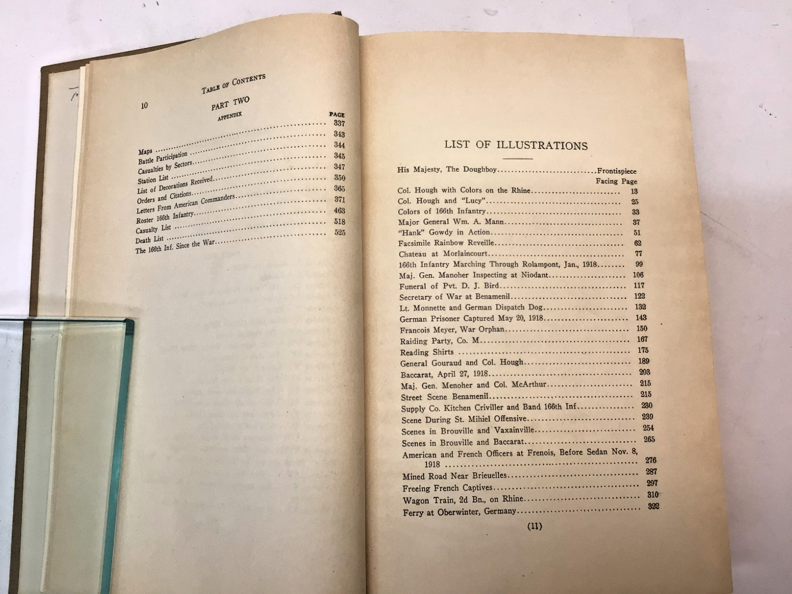 Rare: “Ohio in the Rainbow-166th Infantry-42 Div” 1924 First ED. Compilation