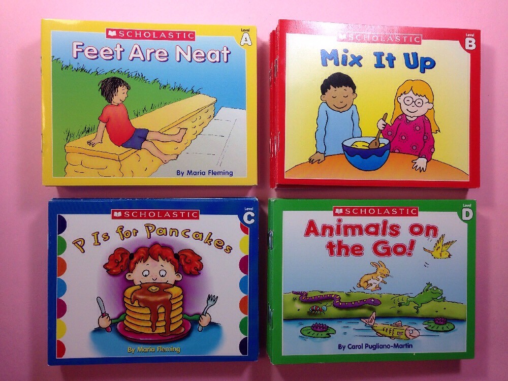 Lot 60 Childrens Books Kindergarten First Grade Phonics Levels Levels ABCD