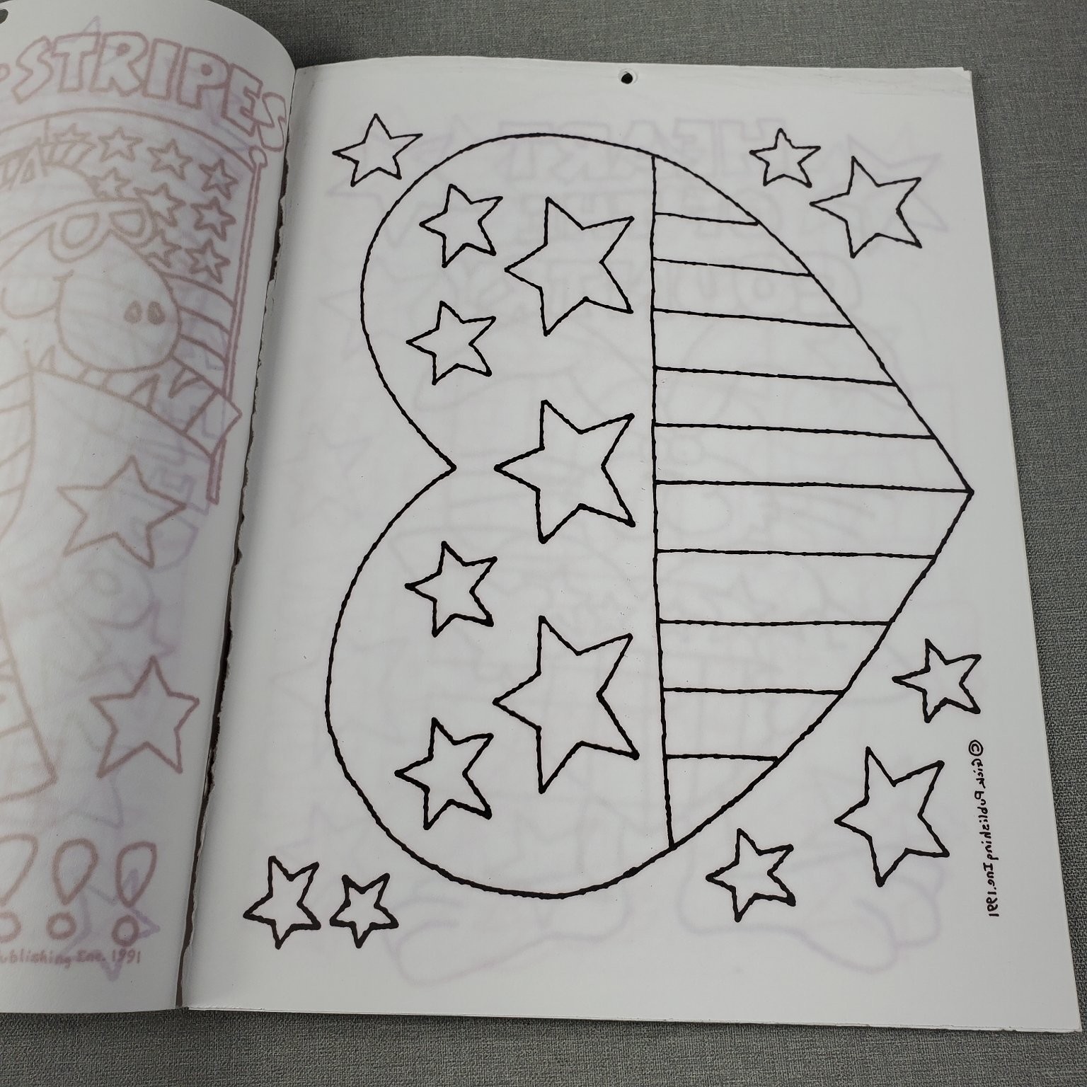 Proud Americans Gick Publishing 1991 12 Iron-On Designs Crafts