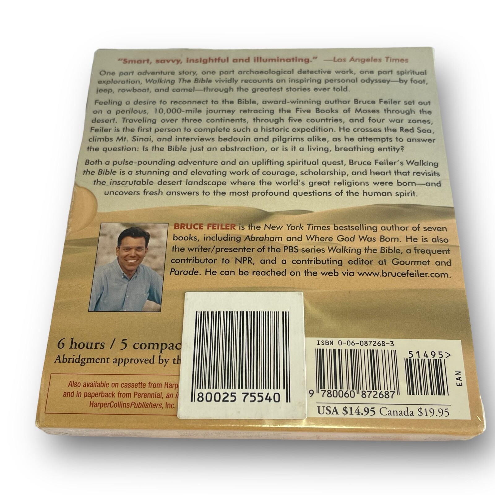 Walking The Bible CD Audiobook Bruce Feiler