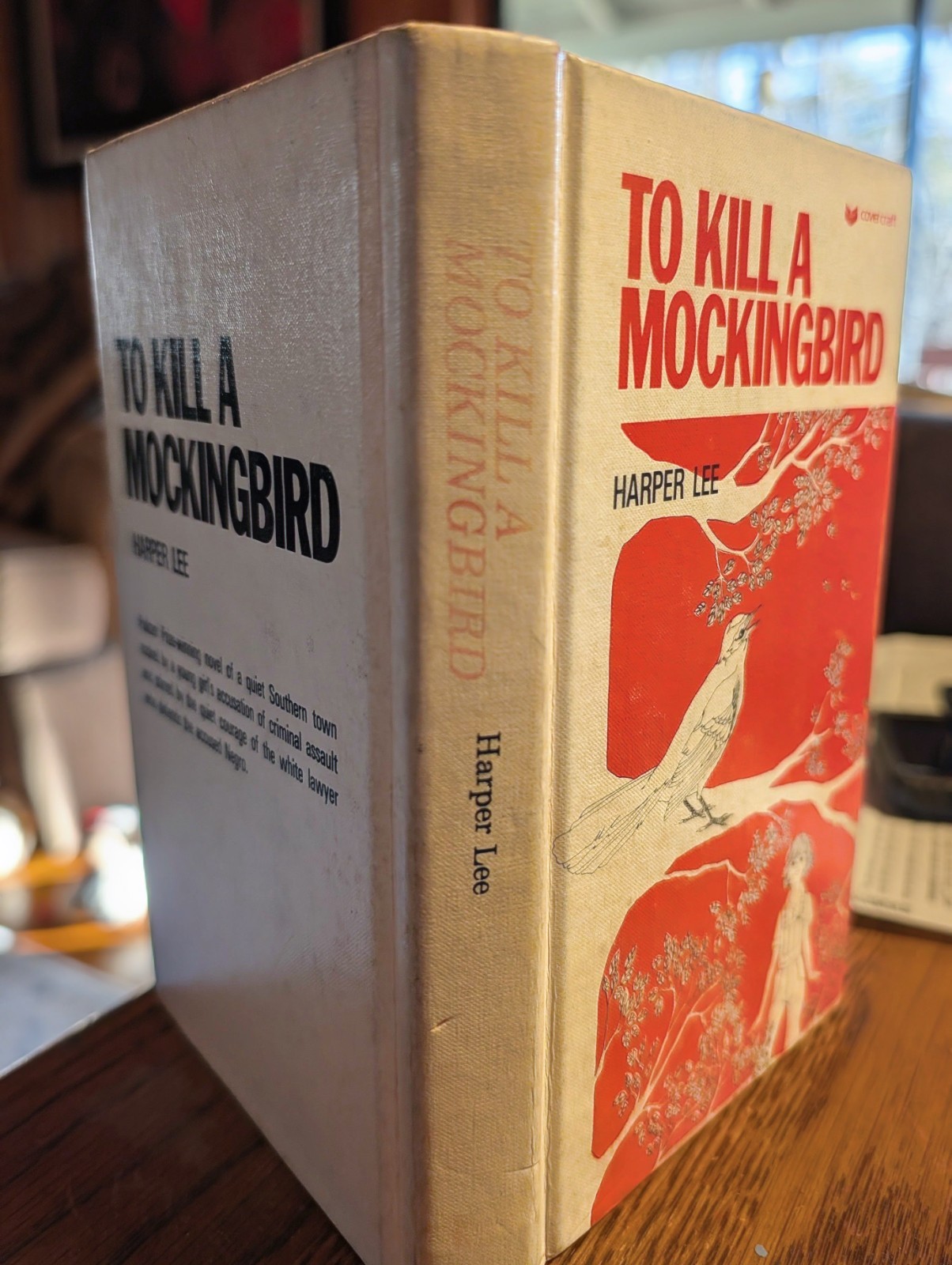 To Kill a Mockingbird, Harper Lee, Cover Craft HC Popular Lib. movie tie-in 1960