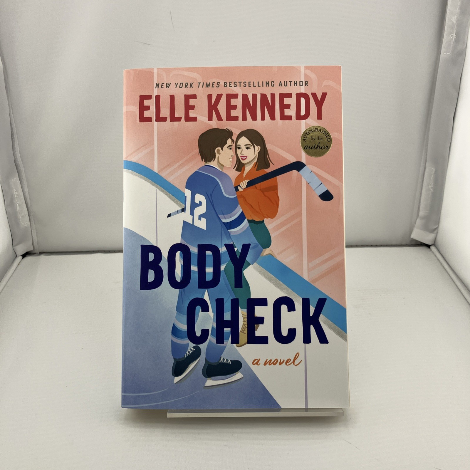 SIGNED Body Check (TPB) by Elle Kennedy with Stickers
