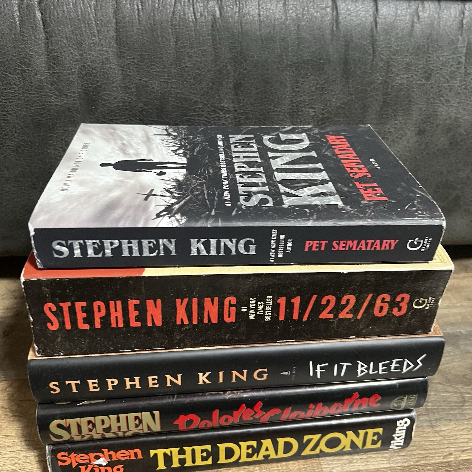 Lot of 5 Stephen King Horror Hardback Paperback Books Mix