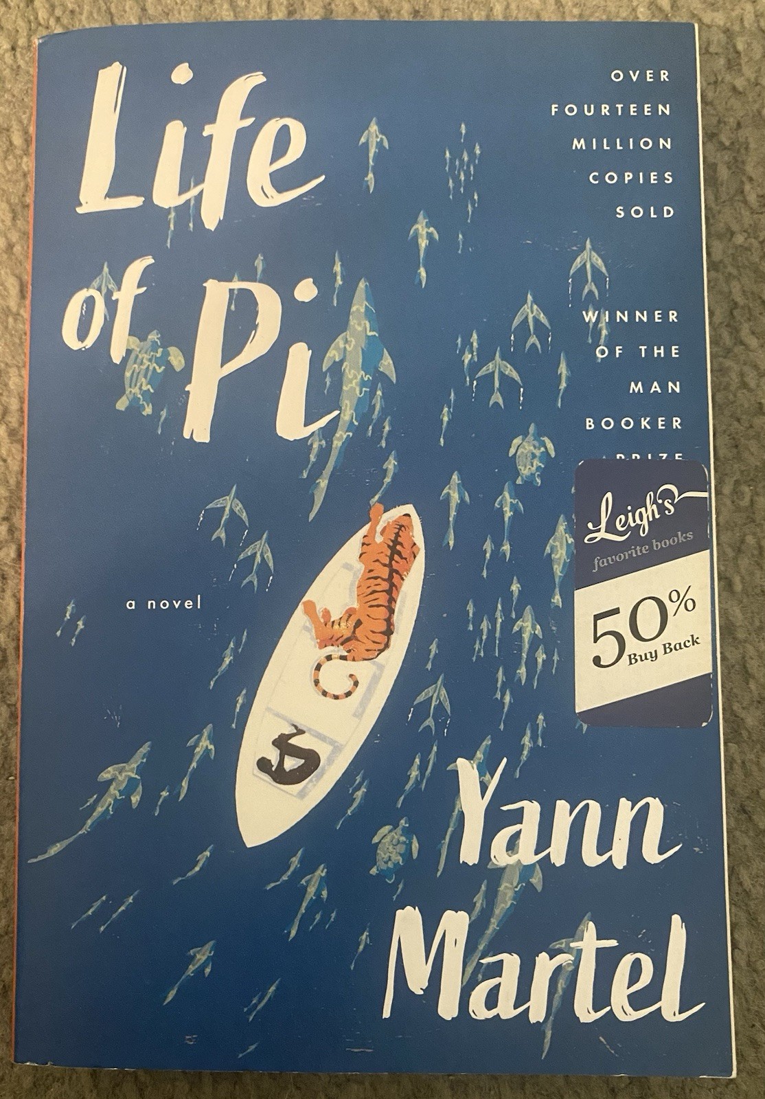 Yann Martel Life of Pi Mariner Books PB English Fiction Action Adventure Sea