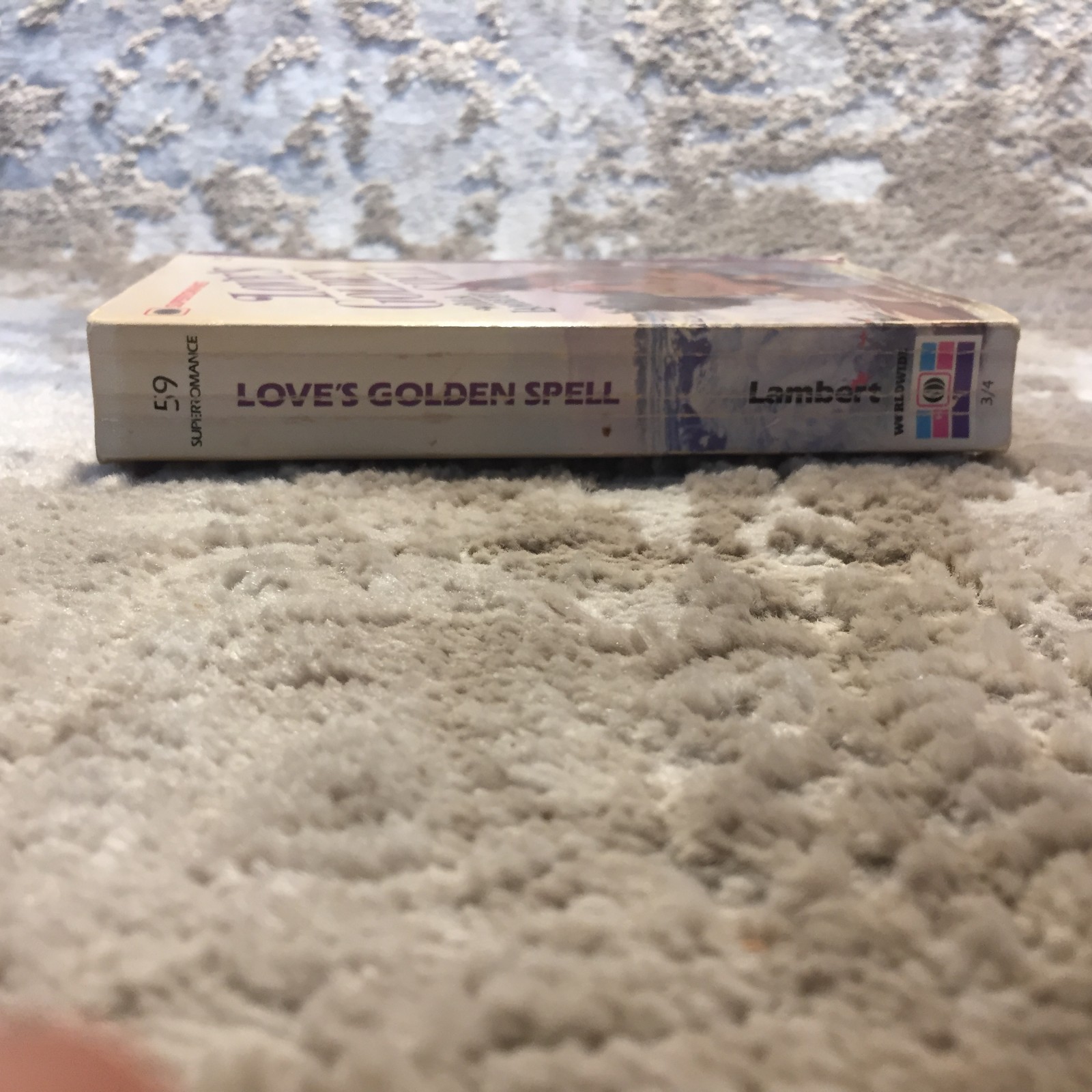 Love’s Golden Spell Willa Lambert 1983 Worldwide Library Corporate Romance Book