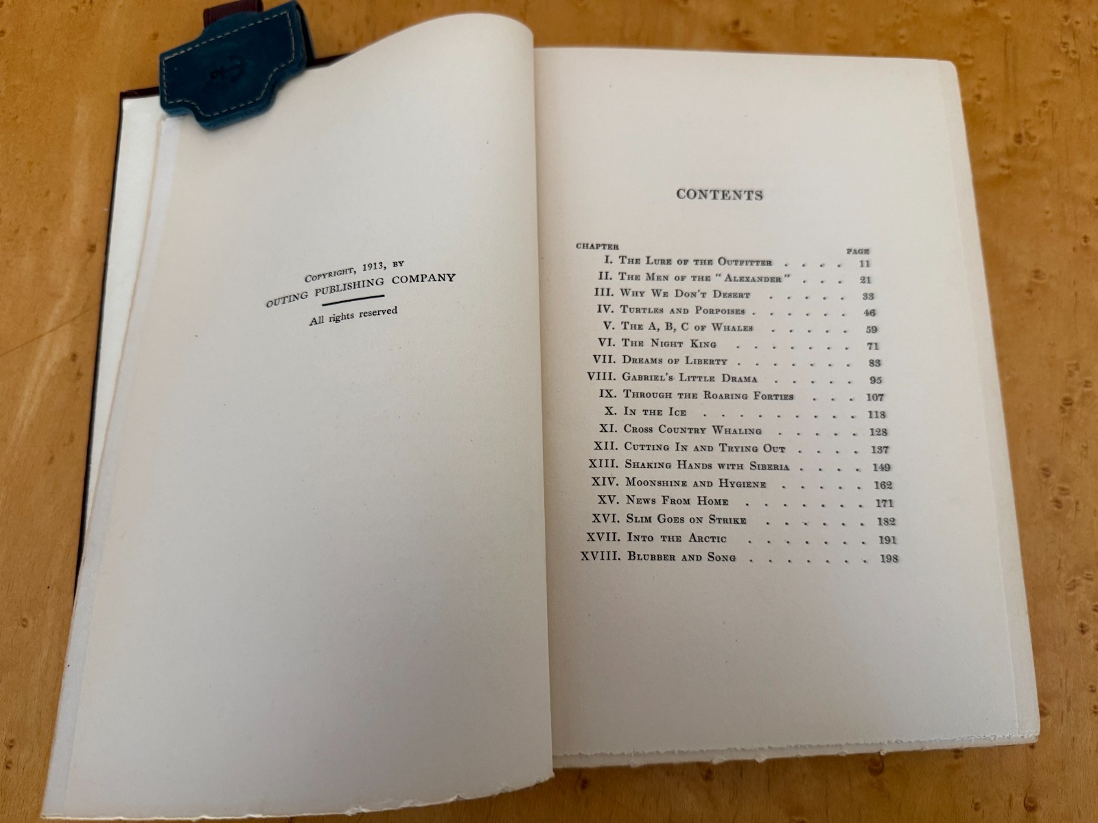 Six Whaling Adventures, Early 20th Century Books–All First Editions