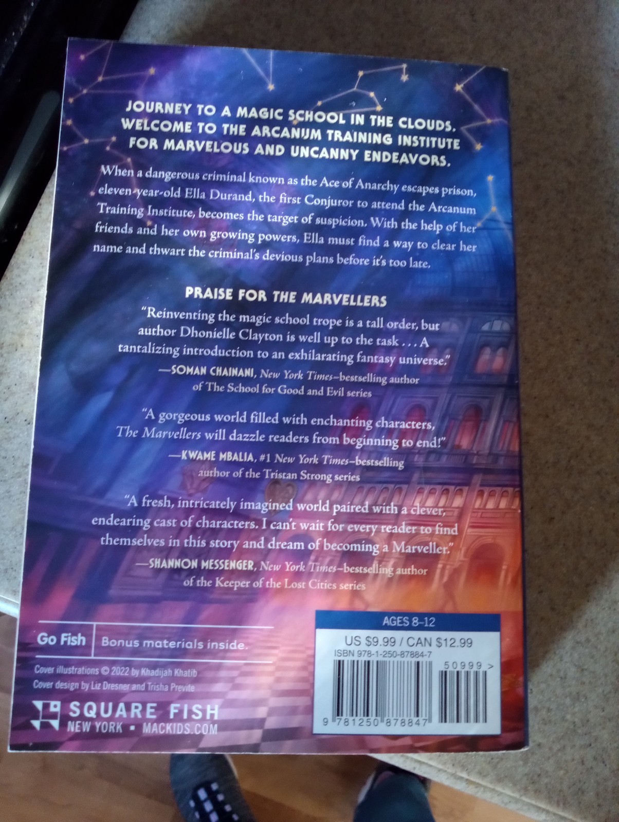 NEW The Marvellers First Square Fish Edition 2023 Paperback Book by D Clayton