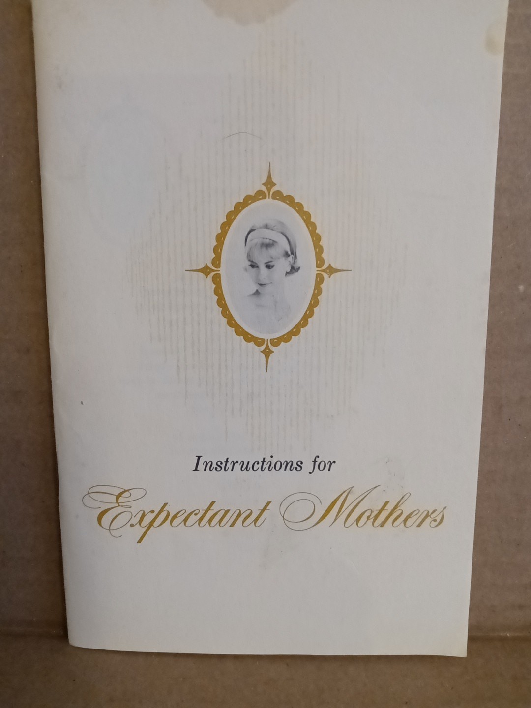 Instructions for Expectant Mothers Vintage Pregnancy Guidebook Unbranded 31pp