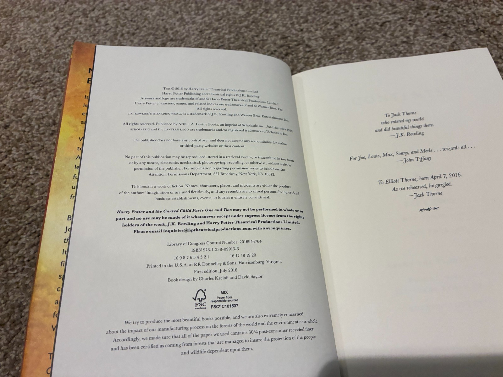 Harry Potter – Complete 7-Book HC Series Set w/ 2 Bonus Books – Rowling – RARE!