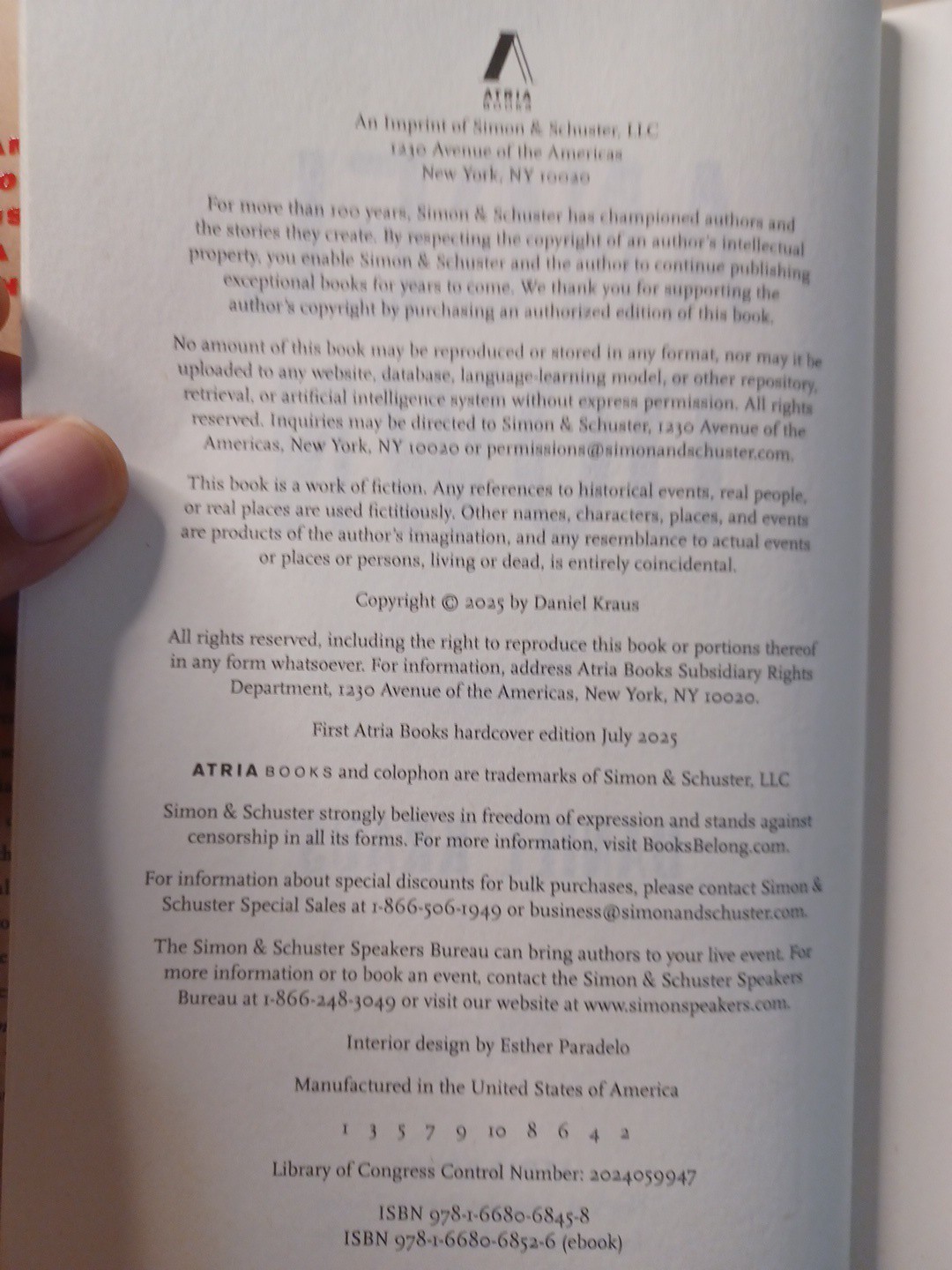 Angel Down – Daniel Kraus HCDJ 1st Edition/1st Printing Pulitzer Prize Winner