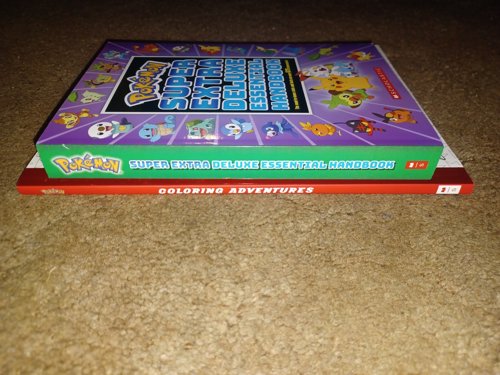 Pokemon Lot Coloring Book & Handbook Paperbacks Nintendo Scholastic 2020s Game